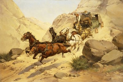 الهجوم على الحنطور ، بواسطة هيرمان وينديلبورج هانسن