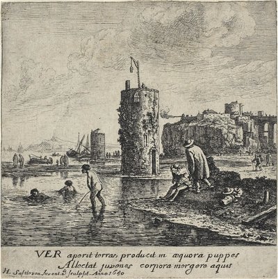 ربيع 1650 بواسطة هيرمان الأصغر Saftleven