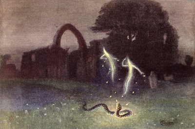 Will-o-the-wisp and Snake بواسطة هيرمان هندريش