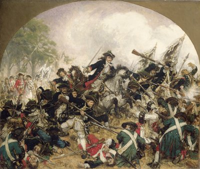 The Dessauer القديم في معركة تورينو 1883 بواسطة هيرمان جوزيف فيلهلم ناكفوس