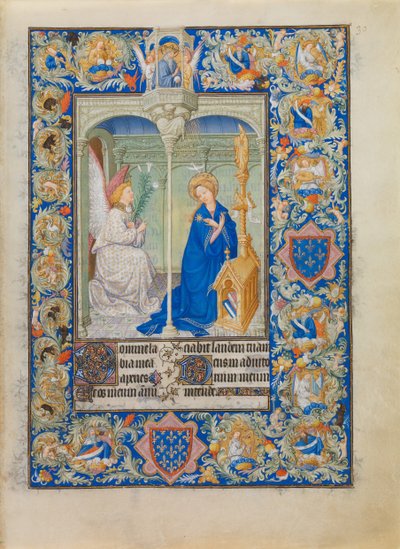 The Belles Heures of Jean de France ، دوق بيري ، 1405-14081409 بواسطة جان ليمبورغ