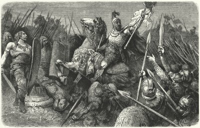 يهاجم Belisarius القوط الشرقيين في روما ، 536 بواسطة هيرمان فوجل