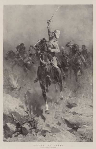 الإغاثة في البصر بواسطة Hermanus Willem Koekkoek