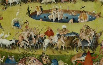 حديقة المسرات الأرضية ، 1490-1500 بواسطة هيرونيموس بوش