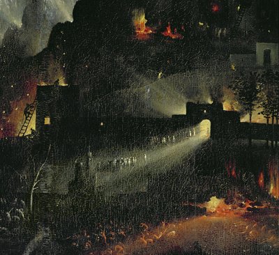 حديقة المسرات الأرضية ، c.1500 (تفاصيل 3425) بواسطة هيرونيموس بوش