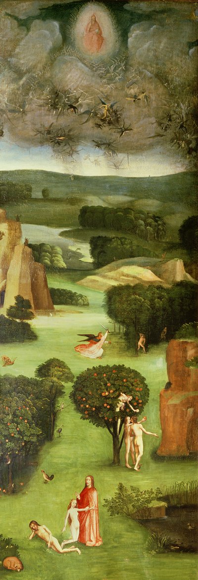 الحكم الأخير (Altarpiece): الجزء الداخلي من الجناح الأيسر بواسطة هيرونيموس بوش