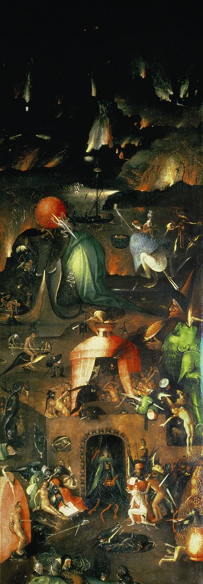 الحكم الأخير (Altarpiece): الجزء الداخلي من الجناح الأيمن بواسطة هيرونيموس بوش