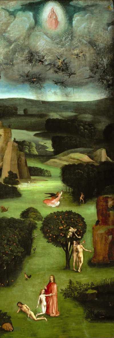 The Last Judgement Triptych ، اللوحة اليسرى ، 1485. بواسطة هيرونيموس بوش