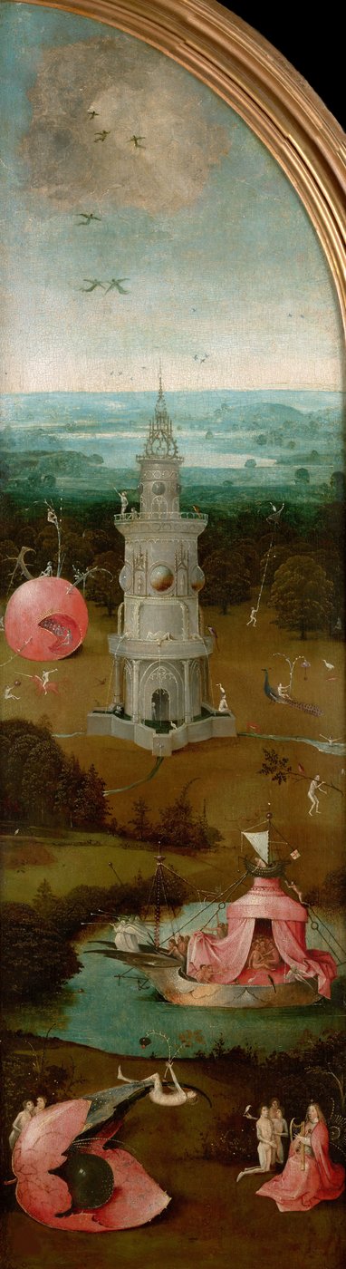 The Last Judgement Triptych ، اللوحة اليسرى ، حوالي 1490-1510. بواسطة هيرونيموس بوش
