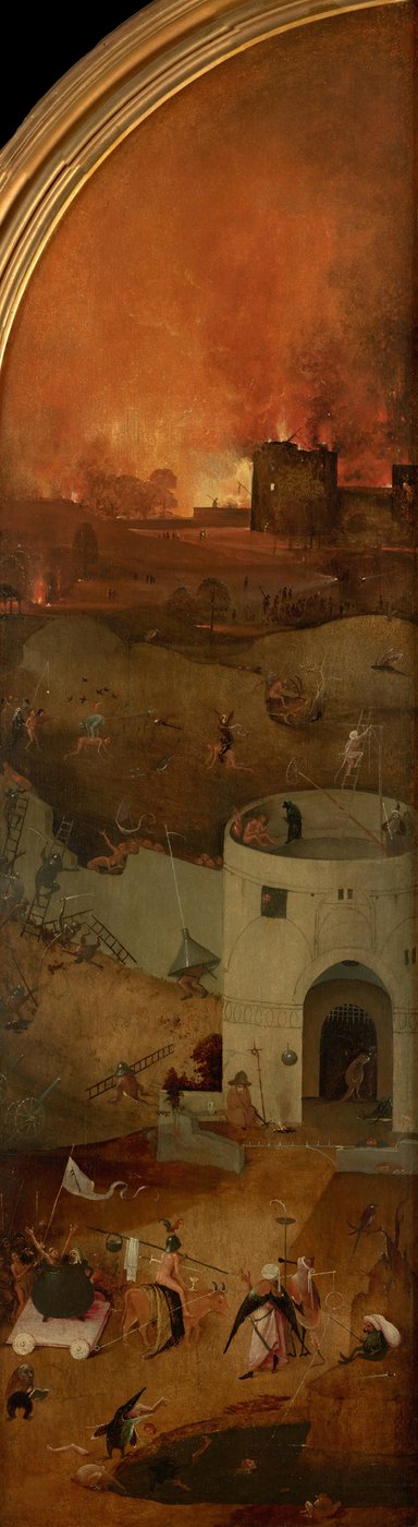 The Last Judgement Triptych ، اللوحة اليمنى ، حوالي 1490-1510. بواسطة هيرونيموس بوش