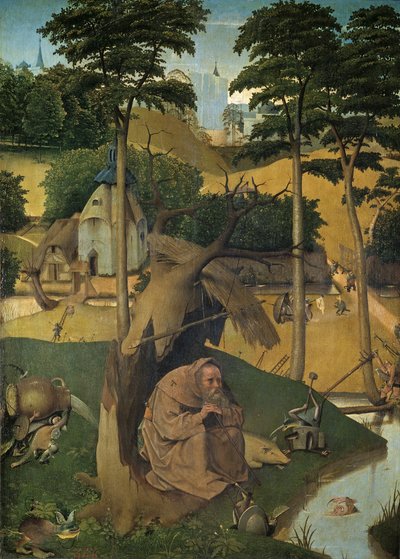 إغراء القديس أنطونيوس ، ج. 1490 بواسطة هيرونيموس بوش