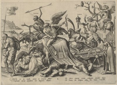 كبار السن العصور الأربعة للإنسان والموت (عنوان المسلسل) بواسطة Adriaen Collaert (رفض الإسناد)
