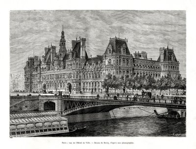 فندق دي فيل ، باريس ، فرنسا ، 1886 بواسطة هيلديبراند