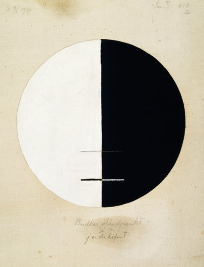 وجهة نظر بوذا في الحياة الأرضية ، رقم 3 أ ، 1920. بواسطة Hilma af Klint