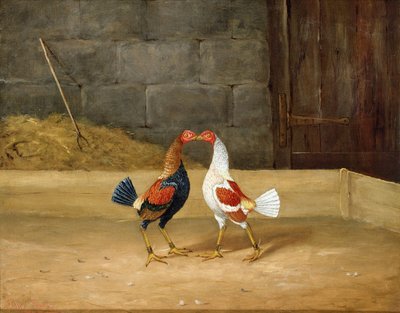 Set To (oil on canvas) (pair to 101163) بواسطة هيلتون L. Jnr. برات