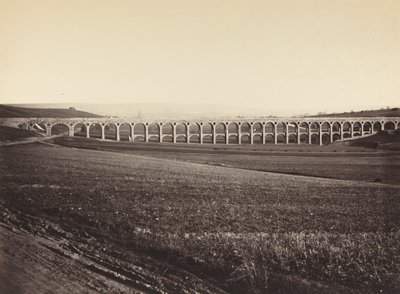 Arcades de pont sur Vanne Arcades ، جسر فوق نهر Vanne ، 1873. بواسطة هيبوليت أوغست كولارد