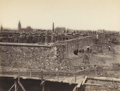 خزان مونتروج ، الحوض العلوي ، الجانب الأيمن خزان مونتروج ، الحوض العلوي ... ، c. 1870. بواسطة هيبوليت أوغست كولارد