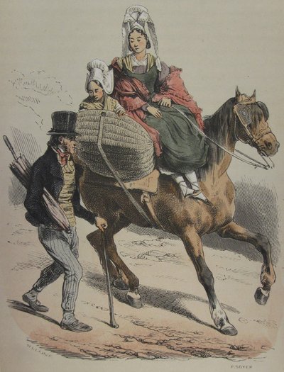 رسم نورماندي جول جانين التوضيحي 161 بواسطة هيبوليت بيلانج