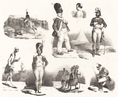 ثمانية نقوش صغيرة بواسطة هيبوليت بيلانج