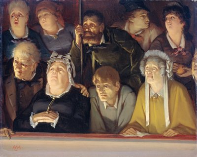 جمهور المسرح بواسطة هيبوليت ميشود