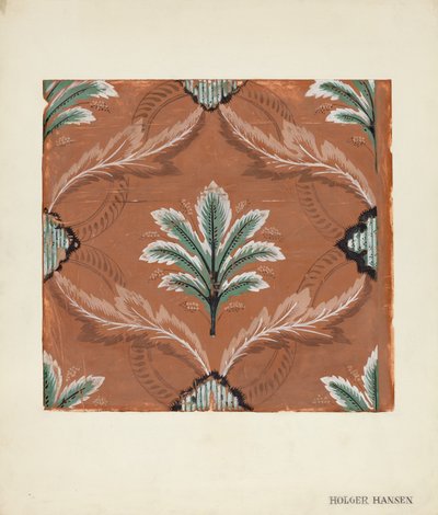 ورق الحائط ، ج. 1939. بواسطة هولجر هانسن
