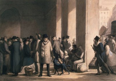 في غار سان لازار ، 1860. بواسطة الشرف دومييه