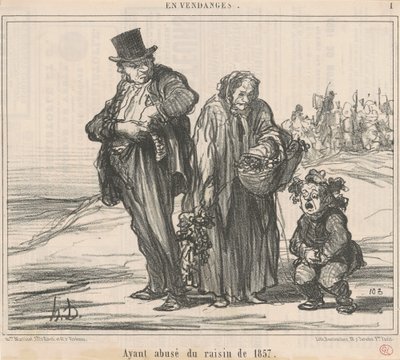 بعد أن أساءوا استخدام عنب 1857 بواسطة الشرف دومييه