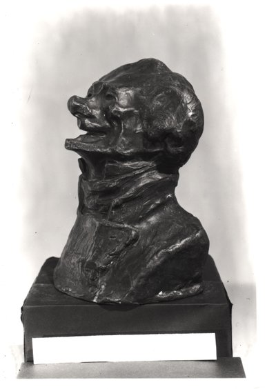 تمثال نصفي لتشارلز فيليبون (1800-62) ، c.1833 (برونزية) بواسطة Honoré Daumier