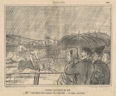 1856 سباقات مائية بواسطة الشرف دومييه