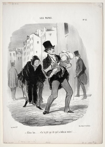 آباء ، صفيحة 13: تعال يا عزيزي ... ، 1847. بواسطة الشرف دومييه