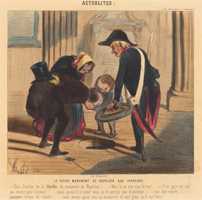 النصب التذكاري المستقبلي لنابليون في Invalides بواسطة الشرف دومييه