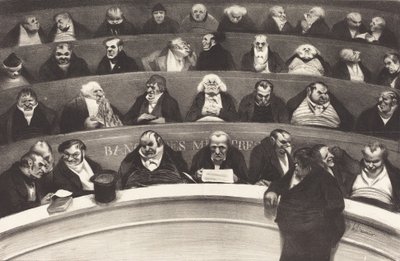 Le Ventre Legislatif (البطن التشريعي) بقلم أونور دومير ، 1834 بواسطة الشرف دومييه