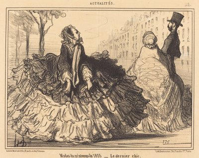 أزياء الربيع عام 1855 بواسطة الشرف دومييه