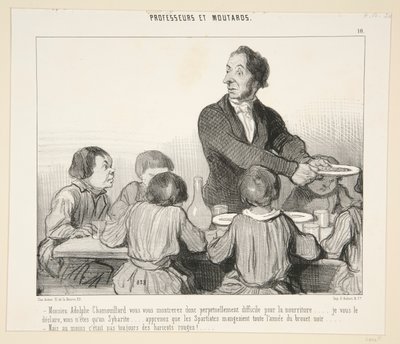 سيد Adolphe Chamouillard ، سوف تظهر نفسك. # 10 من المعلمين والكركند بواسطة الشرف دومييه