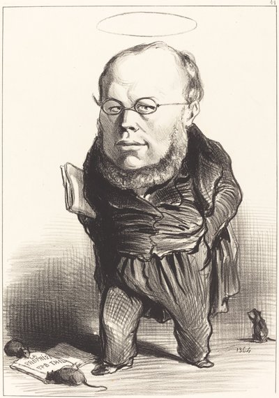 PJ Proudhon بواسطة الشرف دومييه
