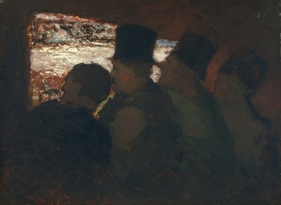 جمهور مسرح بارتيري ، ج. 1858 بواسطة الشرف دومييه