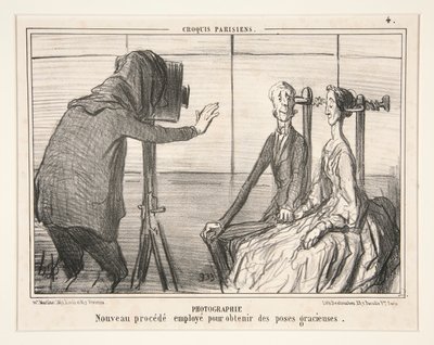 التصوير. عملية جديدة تستخدم للحصول على أوضاع رشيقة من الرسومات الباريسية بواسطة الشرف دومييه