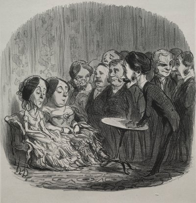 موسيقى الراب سبيريت ، 1851. بواسطة الشرف دومييه