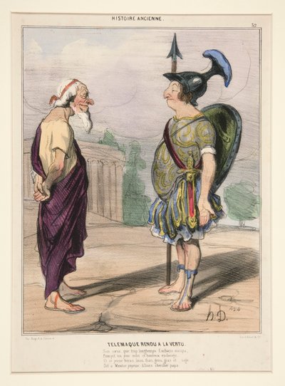 عاد Telemachus إلى الفضيلة. قلبه الذي طالما احتل الإفخارستيا بواسطة الشرف دومييه