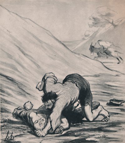 اللصوص والحمار ، c.1860s ، 1946. بواسطة الشرف دومييه