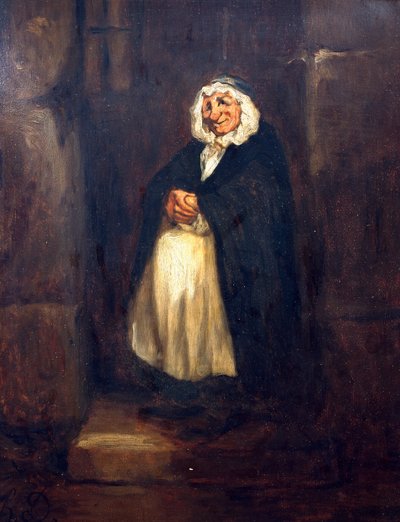 The old doorkeeper بواسطة الشرف دومييه