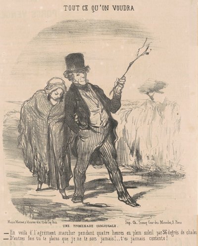 نزهة زوجية بواسطة الشرف دومييه