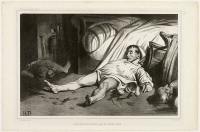 شارع ترانسنونين، في 15 أبريل 1834، 2 أكتوبر 1834، لوحة 24 من L