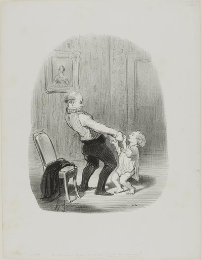أول رقصة الرقصة الأولى، من ليه باباس بواسطة أونوريه فيكتورين دومييه
