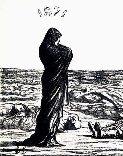 1871, Allegory (litho) بواسطة الشرف دومييه