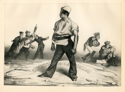 La Caricature (1830) politique, Satirique en N & B بواسطة الشرف دومييه