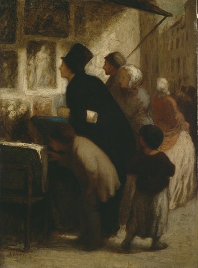 خارج الطباعة؟ متجر البائع ، حوالي 1860-1863 بواسطة الشرف دومييه