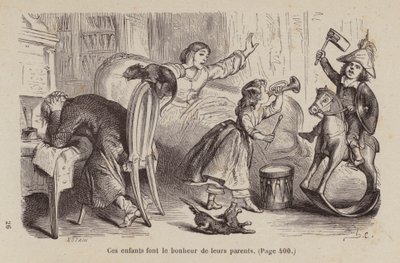 رسم توضيحي ل Un Bon Petit Diable (نقش) بواسطة هوراس (بعد) كاستيلي