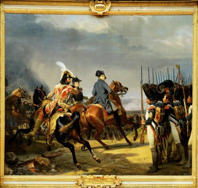 معركة جينا، التي فاز بها الإمبراطور نابليون الأول في 14 أكتوبر 1806 ... بواسطة هوراس (بعد) فيرنت