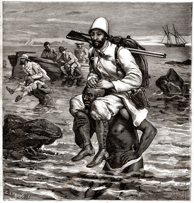 لويس بوسينارد يهبط في طنجة على ظهر حاملة طائرات بواسطة هوراس كاستيلي